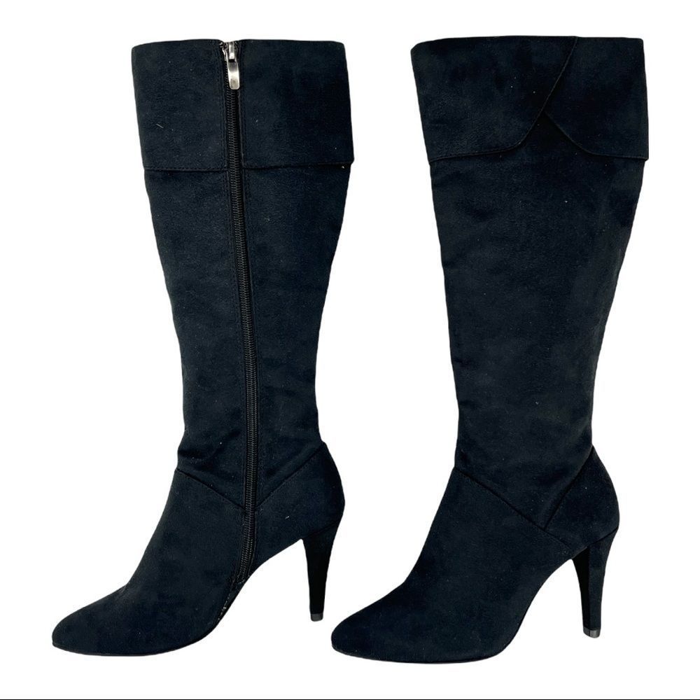 Pesaro Black Tall Heeled Boots - Picture 6 of 9